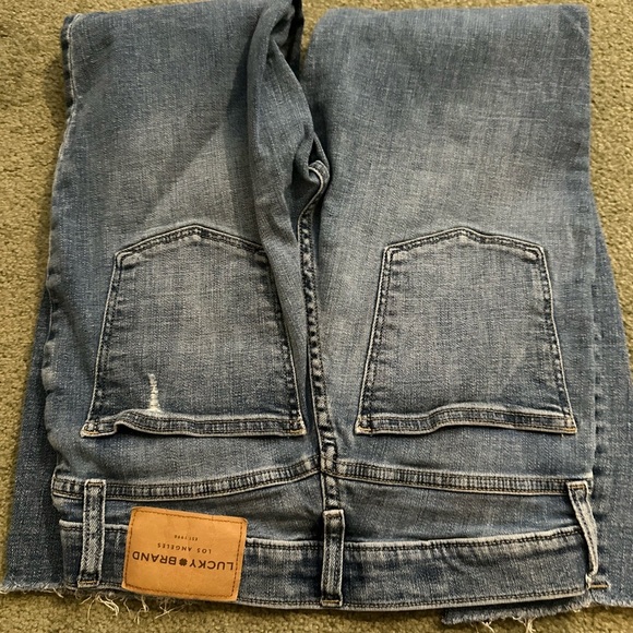 Lucky Brand Women's Light Blue Distressed Skinny Jeans - Picture 3 of 4